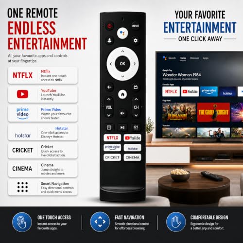 Generic Ethereal Remote Compatible for VU Cinema GloLED 4K - Image 3