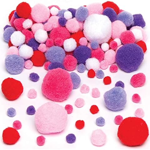 Baker Ross Soft and Fluffy Pom Poms for Crafts Cover