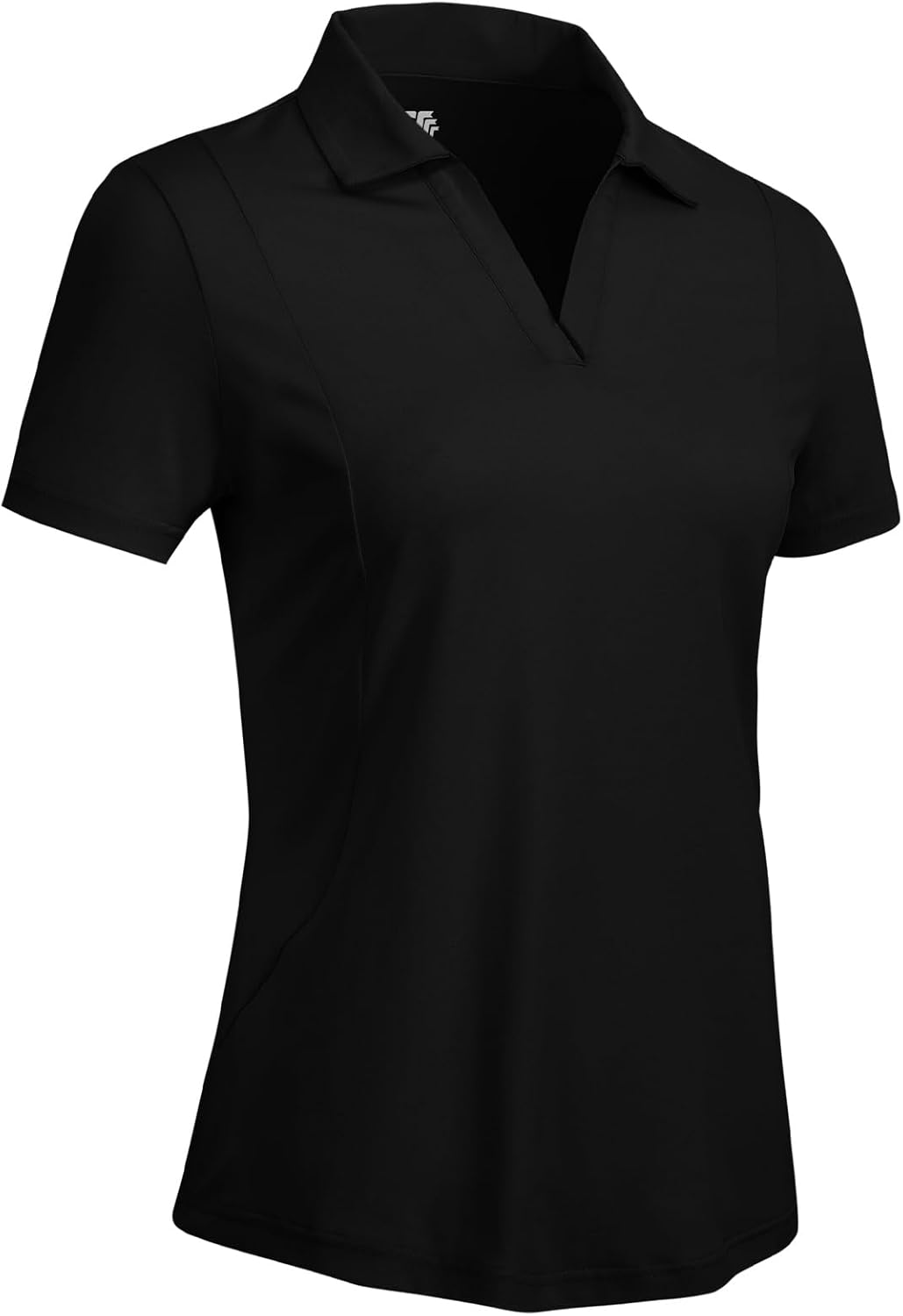 Rdruko Women's Golf Shirts Short Sleeve Dry Fit Polo Tennis V Neck Collared Athletic Shirts