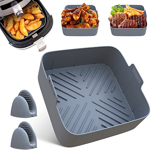 ZStarlite-Accesorios-Freidora-Sin-Aceite-Molde-Silicona-Freidora-de-Aire-Cesta-de-Silicona-para-Freidora-de-Aire-Sarten-Airfryer-Reutilizable-con-Manopla-para-Hornear-para-Horno-Microondas-Pastel21CM 515IXdVBRRL