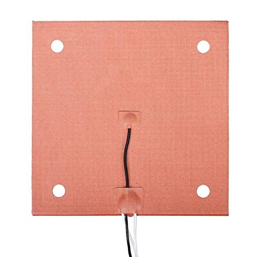 Lysee 3D Printer Parts & Accessories - 3D Printer Silicone Heated Pad 310x310mm Heating Plate Mat 120V 750W Printer Heated Bed with Screw Holes - (Color: 8YY604654)
