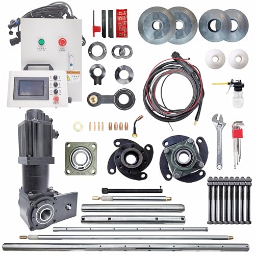 BREVELTION Portable 2in1 Line Boring and Overlay Welding Machine Bore Welder Hole Drilling Equipment with Connecting Rod and Digital Display Boring Bar for Excavators Cranes Loaders Without Welder