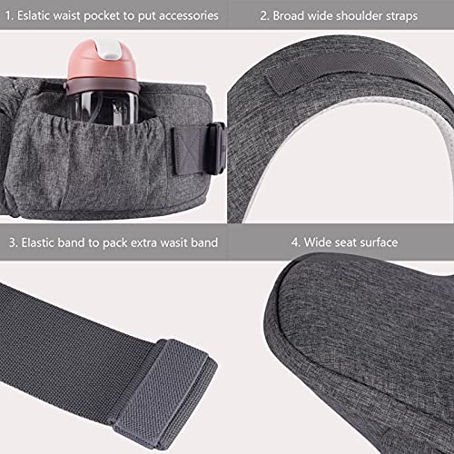 Bebamour draagzak voor 0-36 maanden, ademende draagzak voor pasgeborenen tot peuters, goedgekeurd door veiligheidsnorm… - Image 7