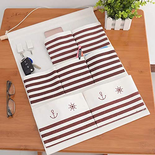 Hang Up Bag Hanging Wall Storage Behind The Door On Head of Bed Pocket