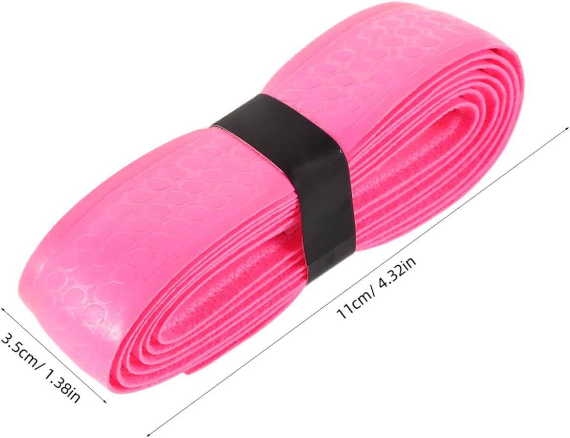 Mipcase 2pcs Sweat Absorbing Handle Grip Thickened Overgrip for Tennis Badminton Squash Rackets Durable Comfortable Multi Sport Compatibility Easy to Install