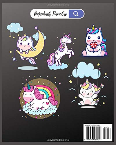 Unicorn Blank Sticker Book: Unicorn Stickers Activity Book - Blank Stickers Story Book - Sticker Album for Collecting Stickers - Empty Sticker Books - ... Book Reusable Pages - Kids Sticker Album image 2