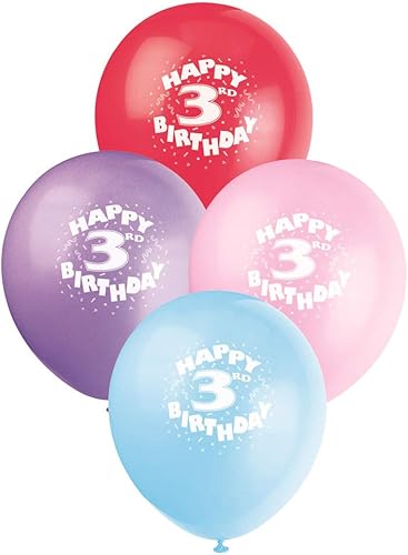 12 Happy globos de látex 6ct 12 Happy globos de látex 6ct