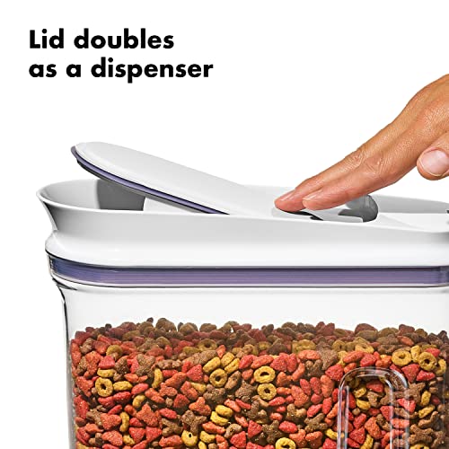 Image of OXO Good Grips Pet Food Dispenser - 4.5 Qt /4.25 L |Ideal for up to 4lbs of Dog Food or 3.5lbs of Cat Food | Airtight Dog and Cat Food Storage Container | BPA Free