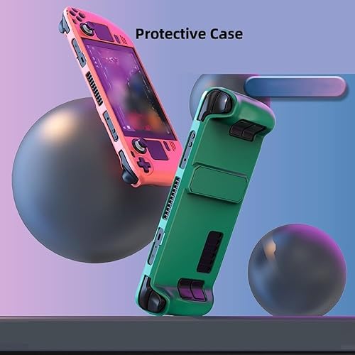 Miniatura 2 de Funda protectora colorida adecuada para Steam Deck Material de PC Funda protectora de cobertura total con soporte Sensación agradable para la piel