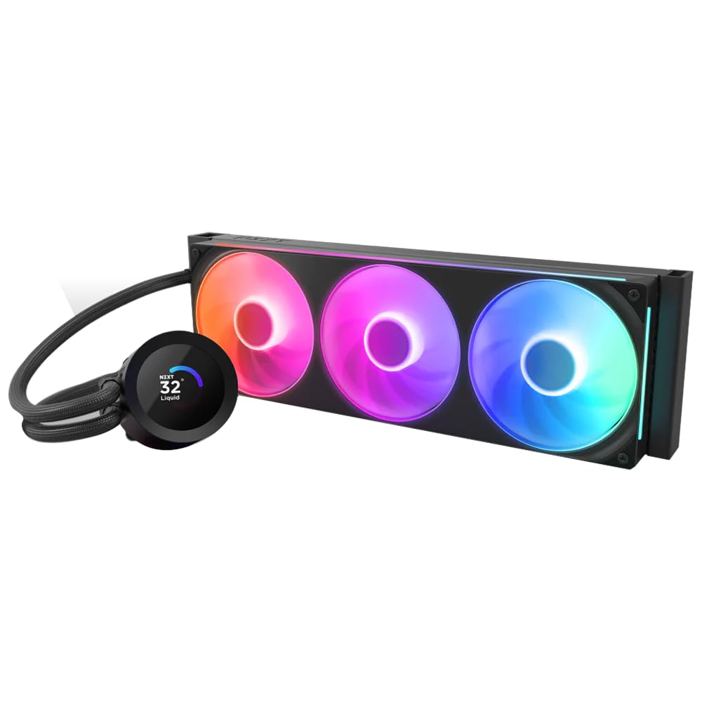 NZXT Kraken Plus 360 RGB – AIO CPU Liquid Cooler – 360mm Radiator