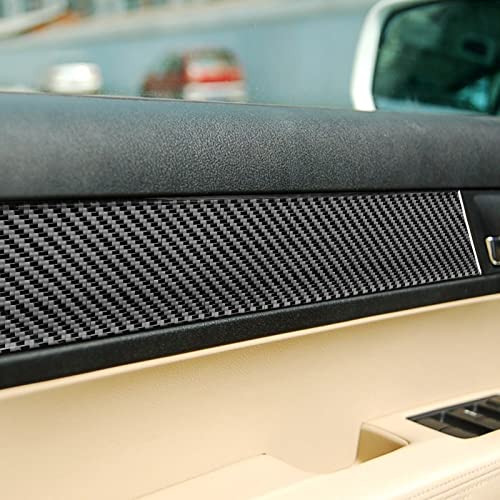 Fobren Real Premium Carbon Fiber Compatible with Honda CRV 2007 2008 2009 2010 2011 Accessories Car Interior Door Panel Trim Cover Sticker Decal Interior Trim