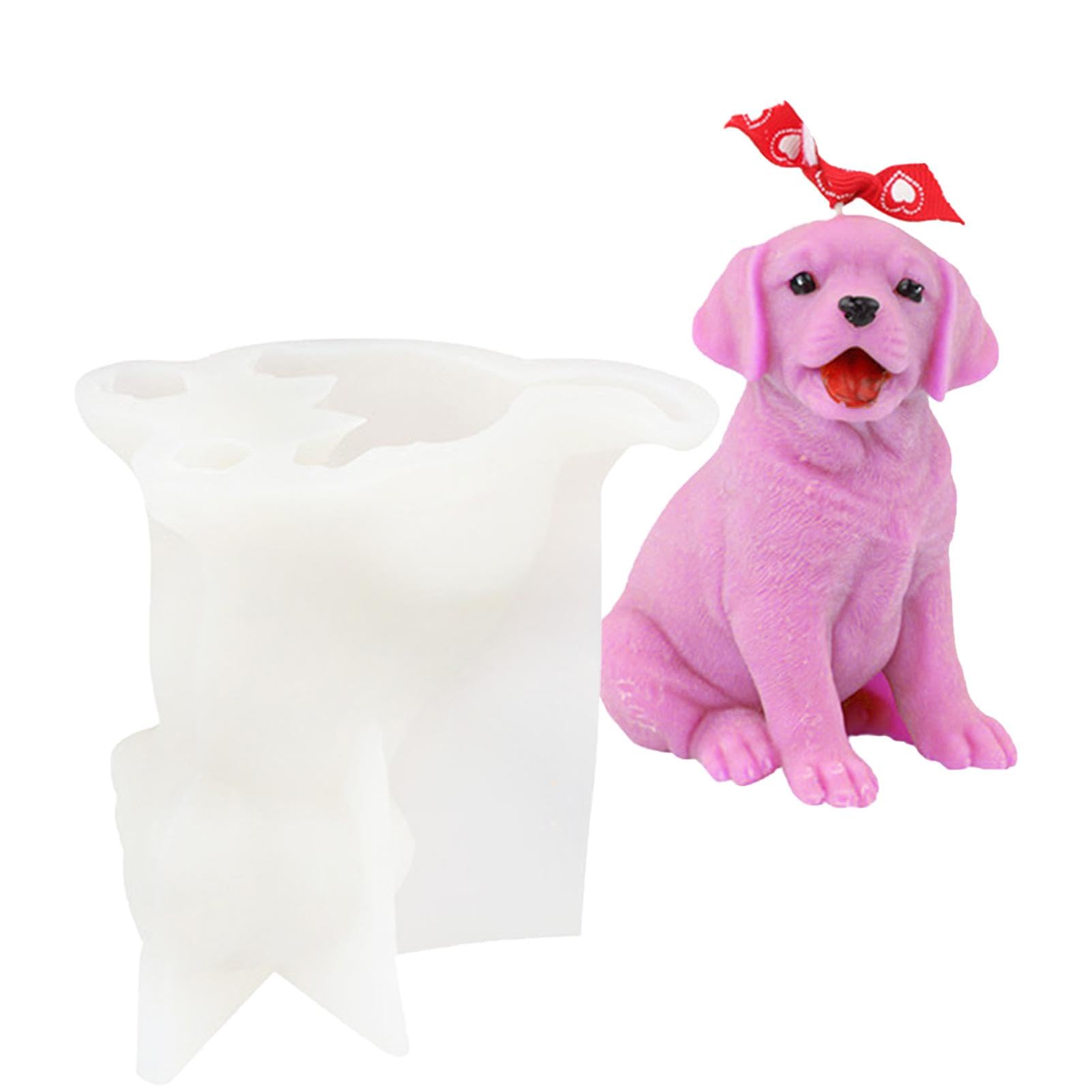 Stampo in silicone 3D a forma di cane Pomerania