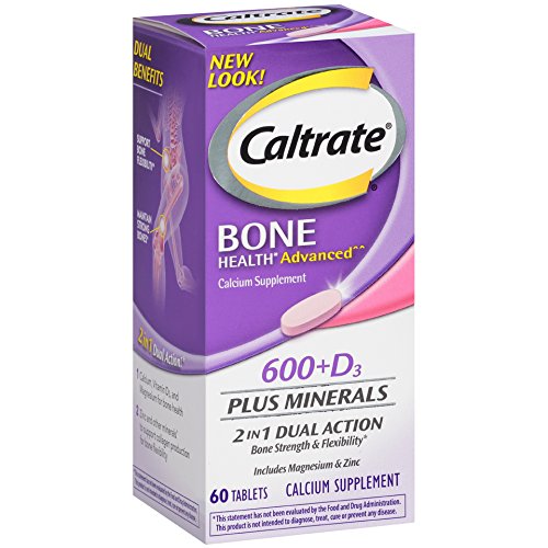 Caltrate 600+D3 Plus Minerals (60 Count) Calcium & Vitamin D3 Supplement Tablet, 600 mg - Thumbnail 2