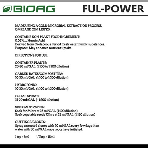 Bioag 719770 Nutrient, 1 Quart #TOP3