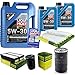 Produktbild QR-PARTS 69350285 Filter Set Inspektionspaket 7 Liter Motoröl Longtime High Tech 5W-30 MANN-FILTER Innenraumfilter Kraftstofffilter Luftfilter Ölfilter