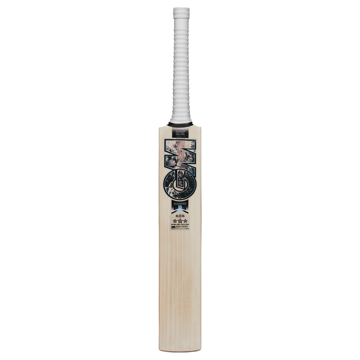 GM Diamond 606 English Willow Professional Cricket Bat for Men and Boys| Short Handle | Ready to Play | Lightweight | Free Cover | Size-5-image-45