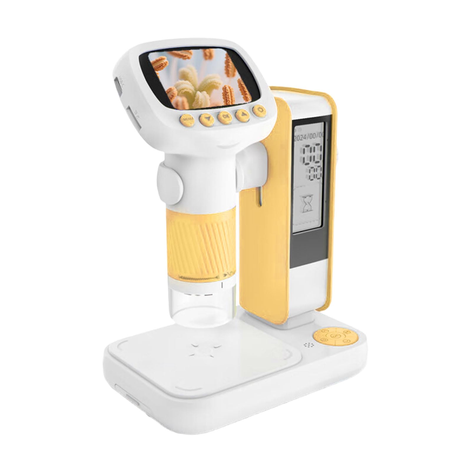 Digital Handheld Microscope for Kids 1000X Magnification Builtin Camera Video 2Inch Screen Outdoor Digital Microscope Camera