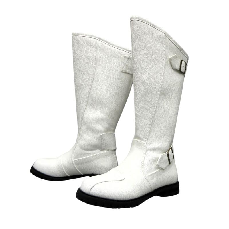 Amazon | [DJ] 特攻ブーツ 白 23cm /レディース サイズ 斜めカット  