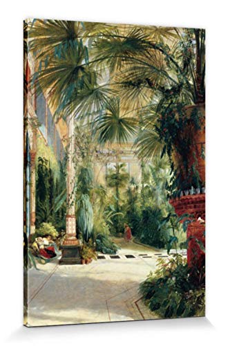 Palmeraie De l'île Aux Paons Toile de Carl Blechen pour Grand Salon Élégant
