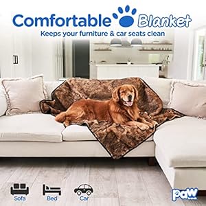   PupProtector-Waterproof-Throw-Blanket-for-Dogs-and-Cats-Pet-Blanket-Cover-for-Couches-Sofas-Beds-Car-Seats-Furniture-Calming-Soft-Faux-Fur-Sable-Tan-Original-60-L-x-50-W