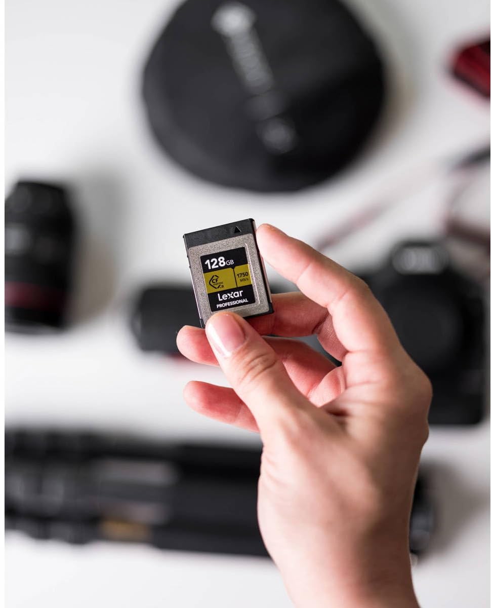Lexar 256GB Professional CFexpress Type B Memory Card GOLD Series, Up To 1750MB/s Read, Raw 8K Video Recording, Supports PCIe 3.0 and NVMe (LCXEXPR256G-RNENG) - Image 5