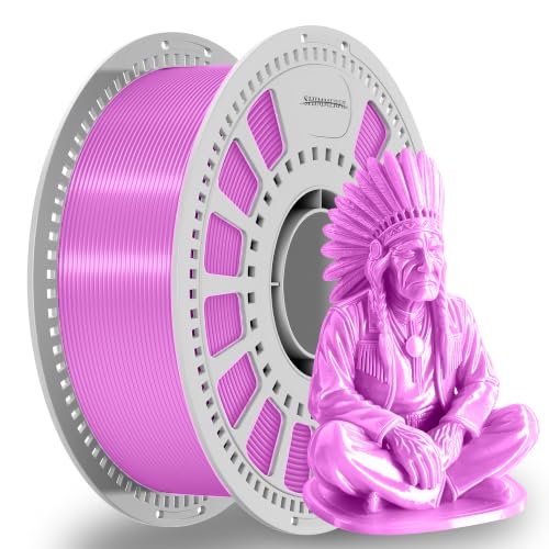 Image of Hot Pink Silk PLA Filament 1.75mm + /-0.03mm 3D Printer 1kg