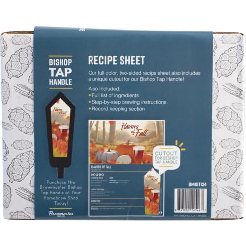 FLAVORS OF FALL PUMPKIN ALE Premium Homebrewing Extract Ingredient Beer Kit from Brewmaster BMKIT134