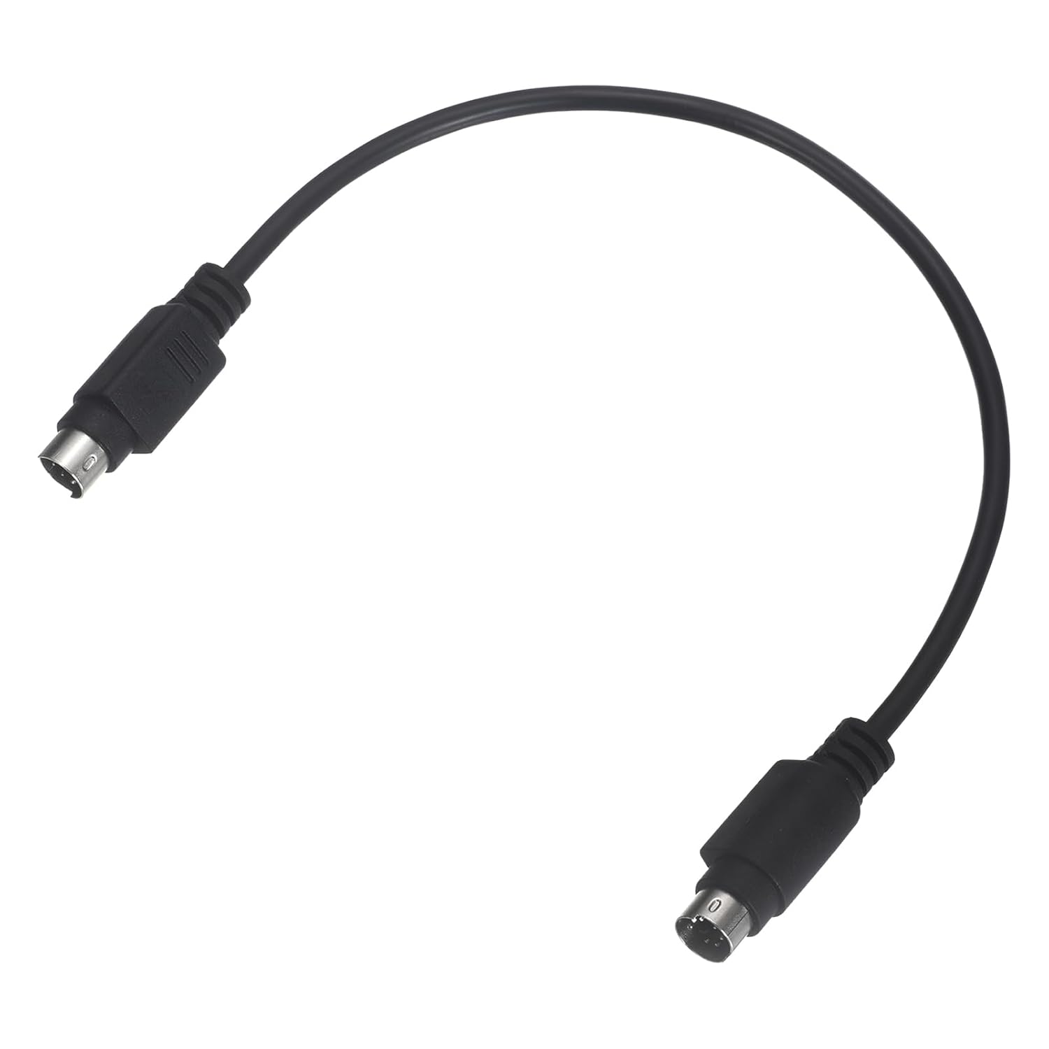 MECCANIXITY PS/2 Mouse and Keyboard Extension Cable 6 Pin 4.92 Feet Male to Male for PC,Black