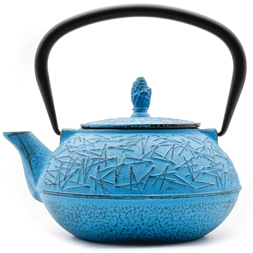 Zen Minded Théière Traditionnelle Japonaise En Fonte Tetsubin Avec Filtre à Feuilles Mobiles En Acier Inoxydable Pour Thé Vert Et Noir, Café Et Infusions...