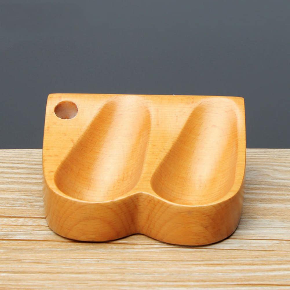 ZORILO Tragbarer Ständer für Räucherpfeifen, Holz, Tabakpfeifen, Regal/Ständer/Halter, Aufbewahrung, 2 Pfeifen, Display-Ständer, Rauchen, Tabakpfeifen, Zubehör, Werkzeug, Geschenke (Farbe 1) Küche, Haushalt & Wohnen