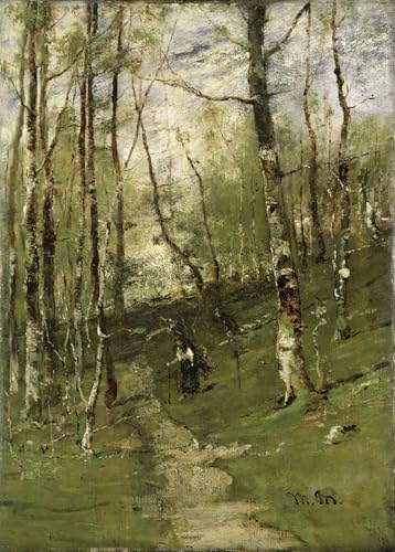 Image sur toile impression tableaux peinture paysage de forêt décoration chambre moderne