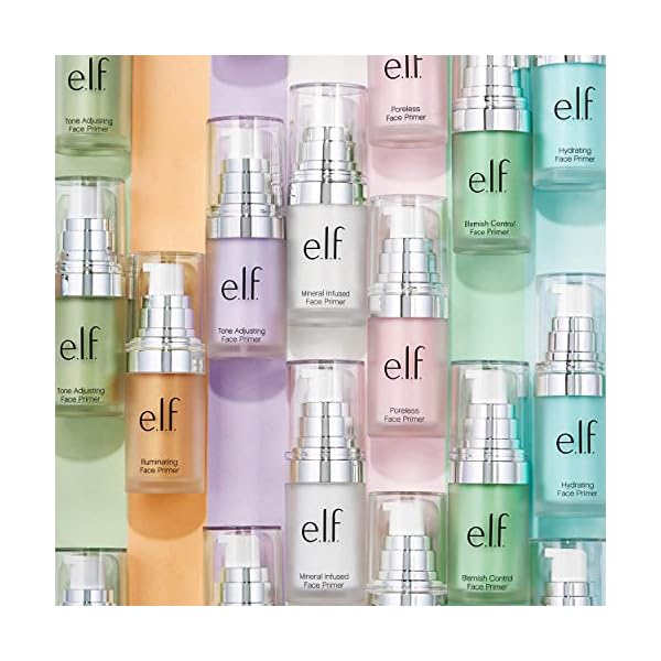 elf-Blemish-Control-Face-Primer-Large-Long-Lasting-Skin-Perfecting-Controls-Breakouts-and-Blemishes-Matte-Finish-Infused-with-Salicylic-Acid-Vitamin-E-Tea-Tree-101-fl-Oz e.l.f. Blemish Control Face Primer, Soothing & Hydrating Makeup Primer For Fighting Blemishes, Grips Makeup To Last, Vegan & Cruelty-free, Large