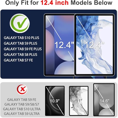 Image of VERTUS Premium Tempered Glass Screen Protector for Samsung Galaxy Tab S10 Plus (12.4 inch)