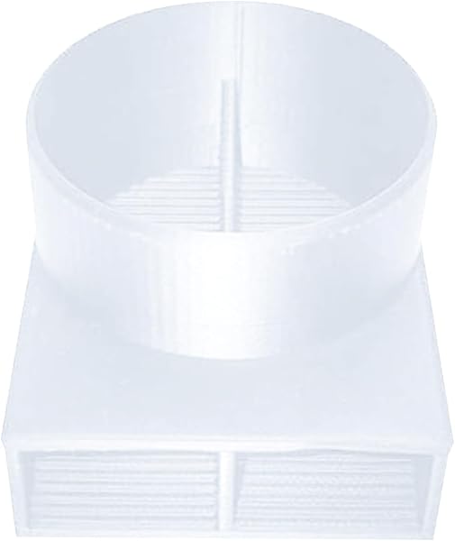 Director de ventilación para autocaravana para calefacción Truma, accesorio para manillar de aire apto para calefacción Truma y Webasto, desviador de flujo de aire de 90°, material ASA, diámetro de 55 - 5