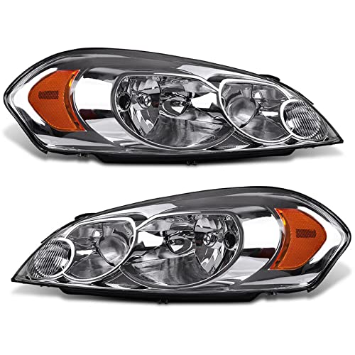 For 2009-2013 Chevy Impala 06 07 Monte Carlo Headlights Replacement Headlamps