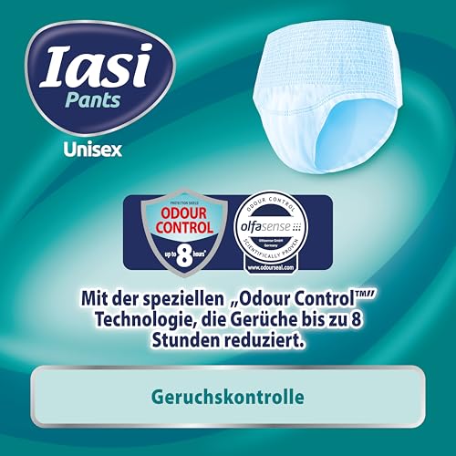 IASI Unisex-Pants mit hohem Schutz, 10 Einweghosen Größe XXL, Saugfähigkeit EXTRA, 10 Stück