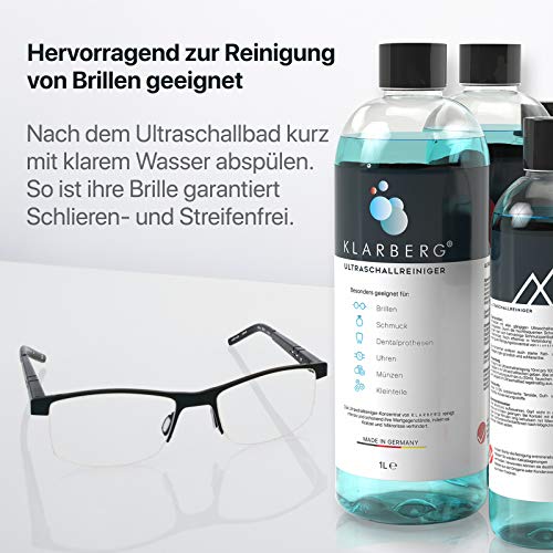 KLARBERG® Ultraschallreiniger Konzentrat - zur Reinigung von Brillen, Schmuck, Zahnersatz, Uhren, Münzen und sonstiger… – Bild 4