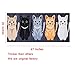 Gydthdeix Rectangle Cartoon Lovely Cats Kitty Pattern Mat Rug for Stairway Toilet Floor Bedroom Living Room Bathroom Kitchen Home Decoration Area