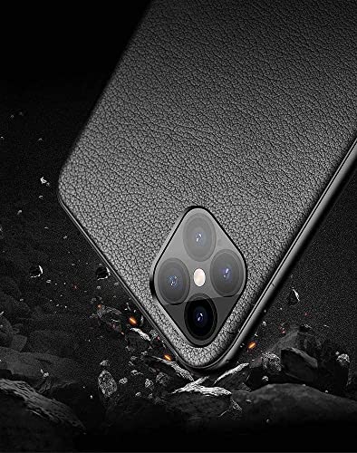 Coque iPhone 12 Pro 6,1 étui cuir véritable antichoc marron - 6