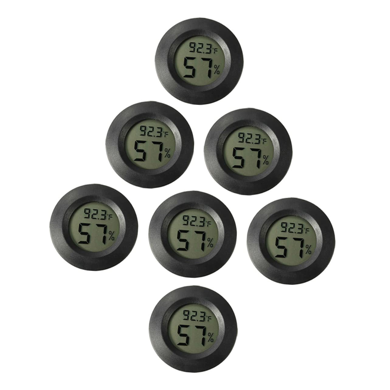 Sosoport 21piezas Digital De Humedad Para Terrarios De Reptiles Medidor De Temperatura y Humedad Para Invernaderos y Interiores