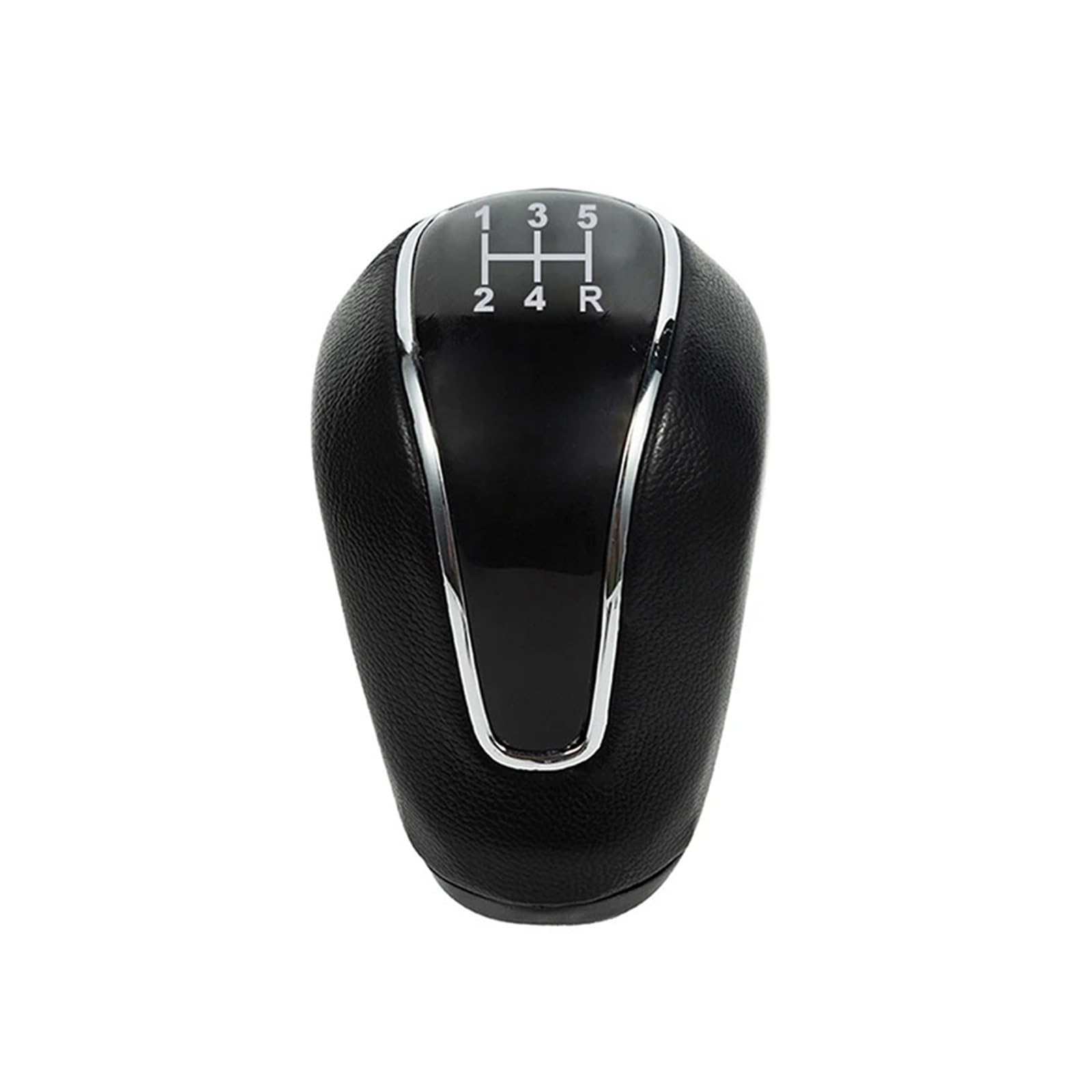 Jxewmtmc 12345R For Hyundai For Creta Ix25 2012-2016 5/6 Speed Gear Knob Manual Shifter Lever Stick Leather Gear Stick Shift Cover(12345R)