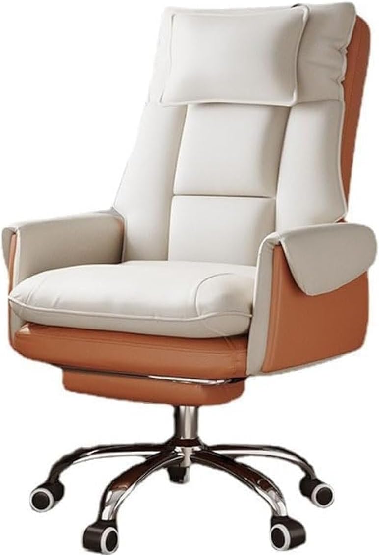 NKX Executive Ergonomic Computer Desk Chair for Office and Home, Boss Chair with headrest back comfort and lumbar support with Foot Rest