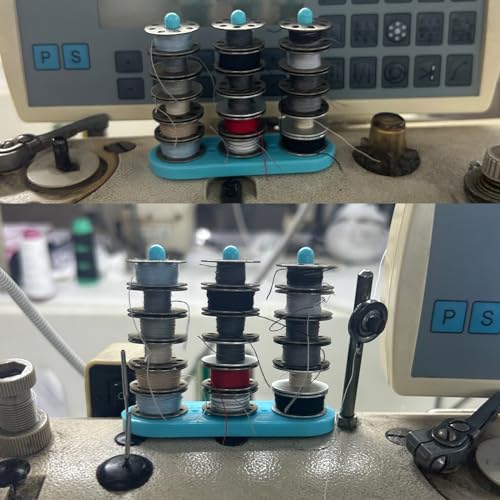 Image of 2Pass The stable and easy to change sewing machine bobbin holder is the perfect solution to your bobbin problems, blue