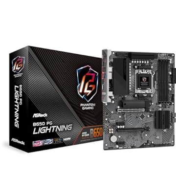 Placa Mãe AsRock B650 PG Lightning (AM5/4xDDR5/HDMI/M.2/USB 3.2)