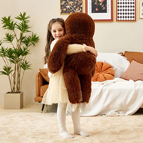 IKASA Groß Faultier Kuscheltier Riesen Stofftier,78cm Gross Plüschtier Riesige Plüsch Spielzeug Jumbo Plüschtiere,Geschenk für Kinder