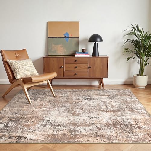 BEIMO Tapis Salon Moderne 120x170cm, Design Abstrait, Tapis Antidérapant à Poils Courts, Tapis Ne Perde Pas de Peluches, Facile à Entretenir pour Salon,...