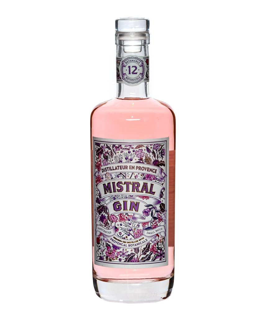 MistralGin Provence Rosé Dry (1 x 0.5l) (Packung mit 6)