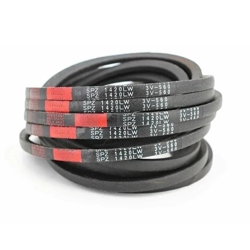 Moto trasmissione Cinghie SPZ612 SPZ630LW 3V250 SPZ637 SPZ650 SPZ662LW Cinghia Trapezoidale Stretta Utensili Motore Macchina Cintura Gomma(5pcs,SPZ 662LW)