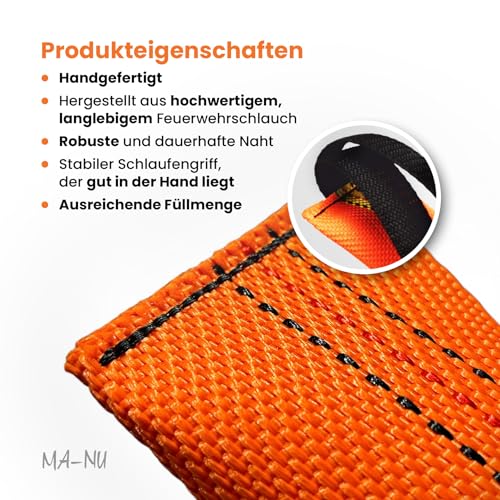 MA-NU Interaktives Spielzeug für Hunde, sehr Robustes Spielzeug für die Ausbildung, zum Üben von Apportieren und Tauziehen entwickelt. Ohne Schlaufe (33 cm)