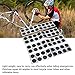 XPSSJMU 64pcs/Set Round Bike Tire Patch Excellent Tensile Tension Mountain Bike Inner Tube Repairing Patch Accessories
